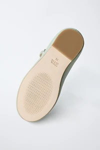 BALLERINES EN CUIR À BRIDE SALOMÉ ÉDITION LIMITÉE