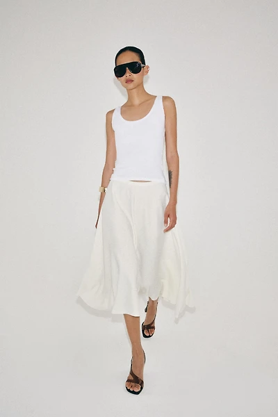 ZW COLLECTION LAYERED MIDI SKIRT