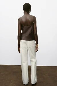 SATIN TRIM CAMISOLE TOP
