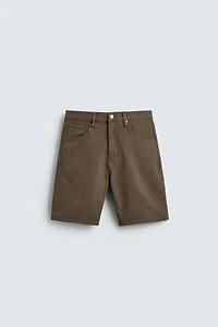 REGULAR FIT DENIM SHORTS