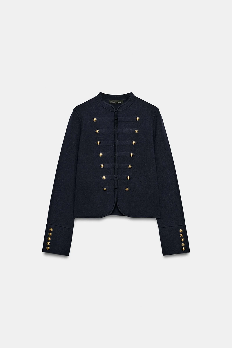 GILET EN MAILLE BOUTONS