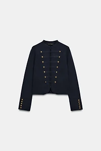 GILET EN MAILLE BOUTONS