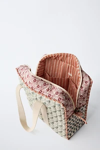 FLORAL DIAPER BAG