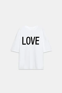 OVERSIZED TEXT T-SHIRT