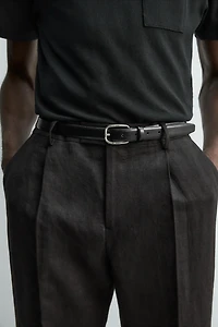 LEATHER BELT AARON LEVINE X ZARA