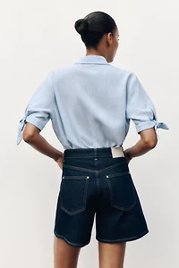 Z1975 HIGH-WAISTED MOM FIT SHORTS