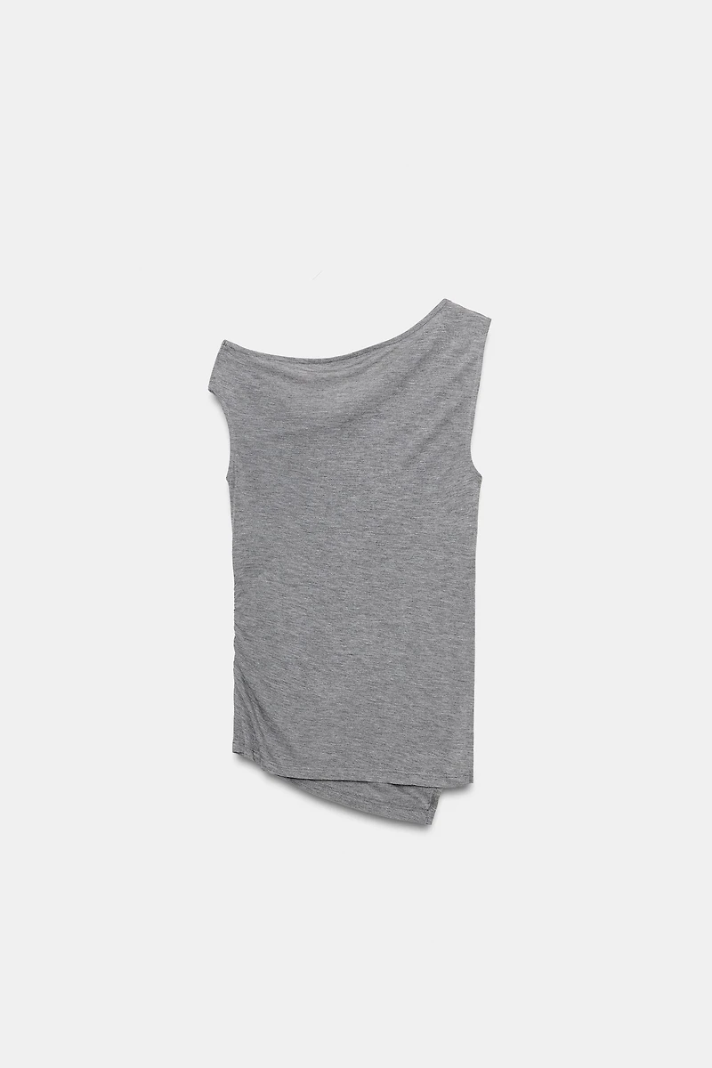 DRAPED ASYMMETRIC TOP