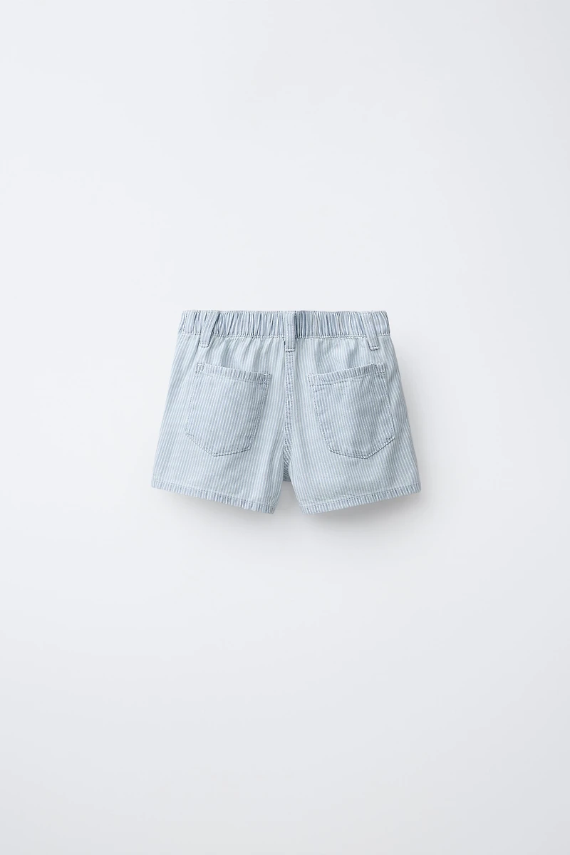 JUPE-SHORT À RAYURES
