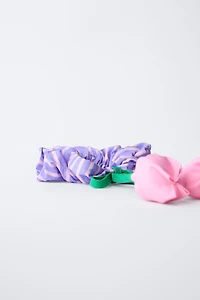 STRIPED TULIP HAIR TIE