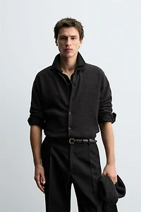 100% WOOL CARDIGAN