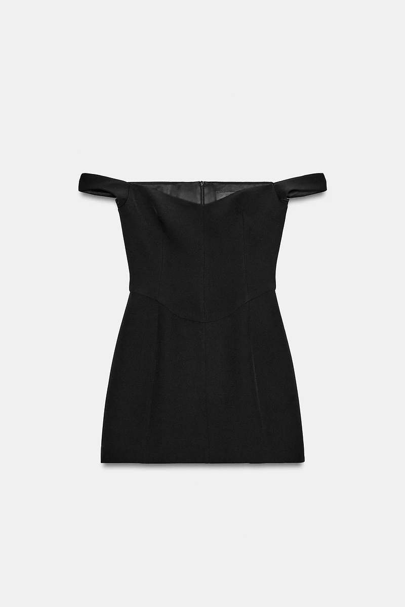 SHORT VOLUMINOUS DRESS