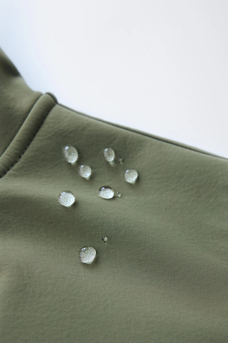 LINED HOODED JACKET