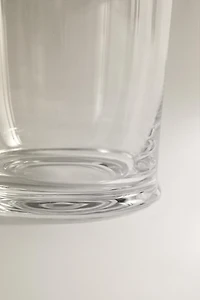 TRANSPARENT GLASS TUMBLER