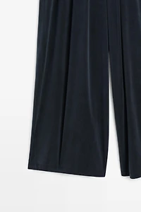 Pleated flowing wide-leg pants - STUDIO