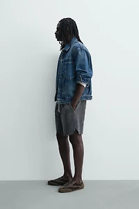 WASHED JOGGER SHORTS