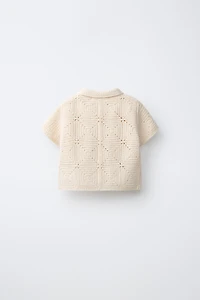 CHEMISE EN CROCHET BANANES