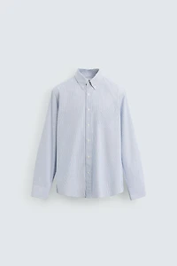 TEXTURED STRIPED SHIRT
