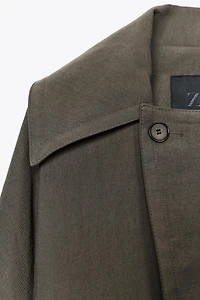 ZW COLLECTION FLOWY BELTED JACKET