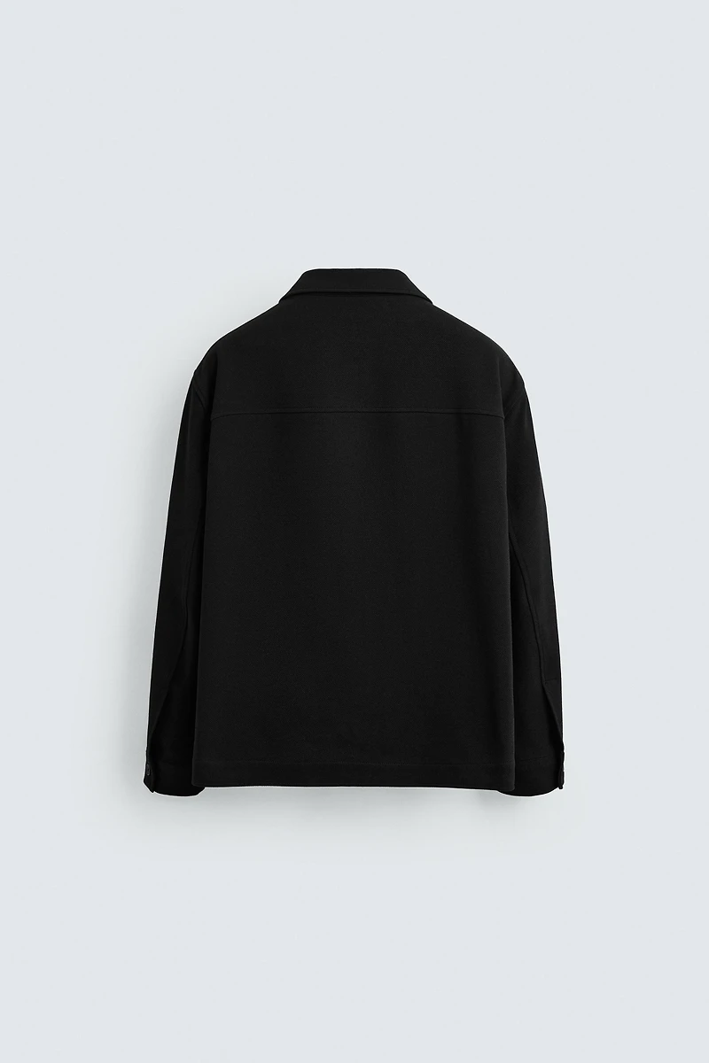 COMFORT TEXTURED OVERSHIRT