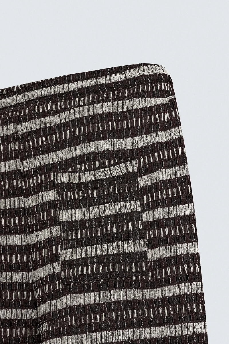 PANTALON JACQUARD AJOURÉ