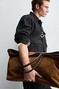 LEATHER SHOPPER BAG