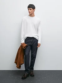 T-shirt manches longues en coton medium weight