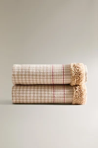 REVERSIBLE CHECKED PET BLANKET