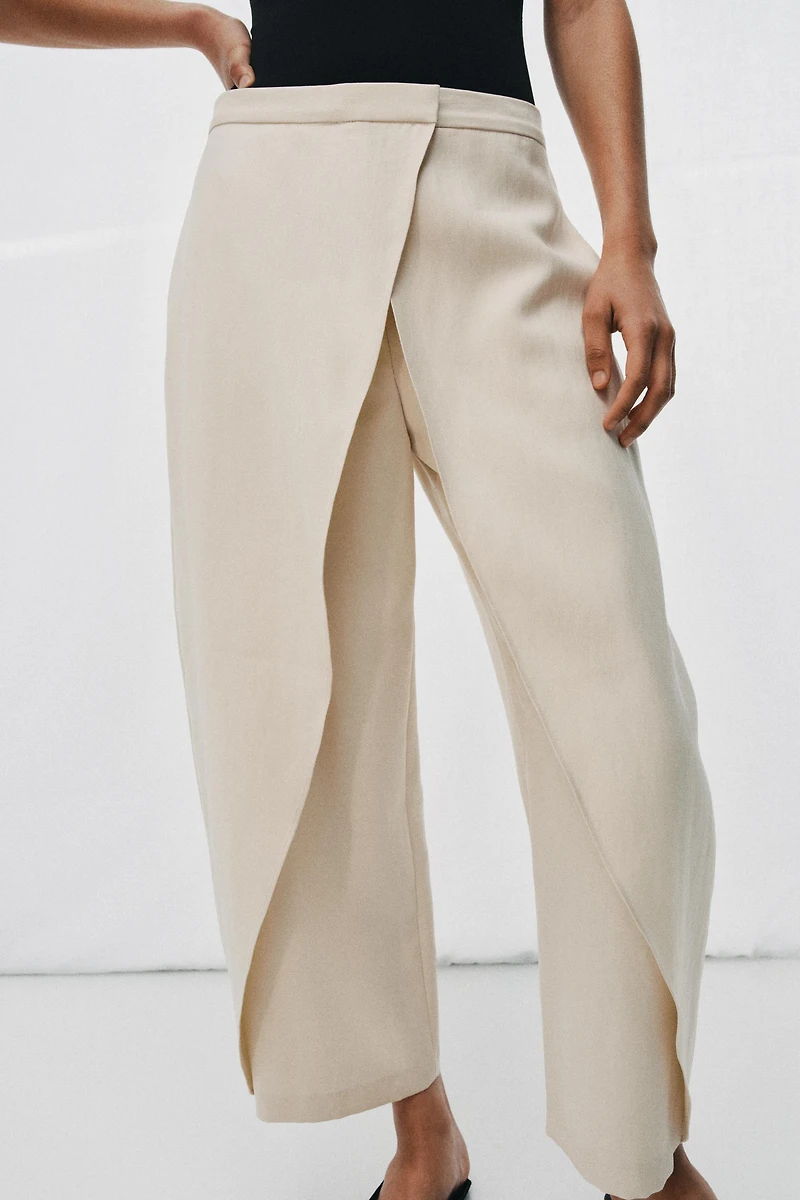 PANTALON CROISÉ SUR LE DEVANT ZW COLLECTION