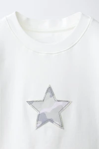 T-SHIRT À PIÈCE CAMOUFLAGE