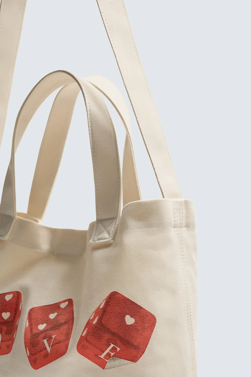 WOVEN SHOPPER BAG