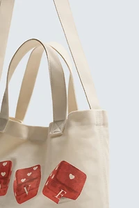 WOVEN SHOPPER BAG