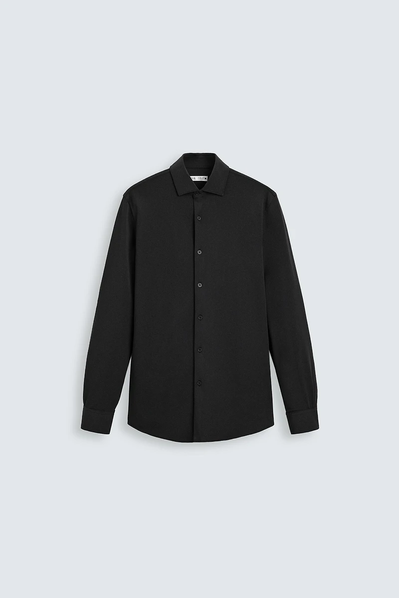TEXTURED STRETCH SHIRT