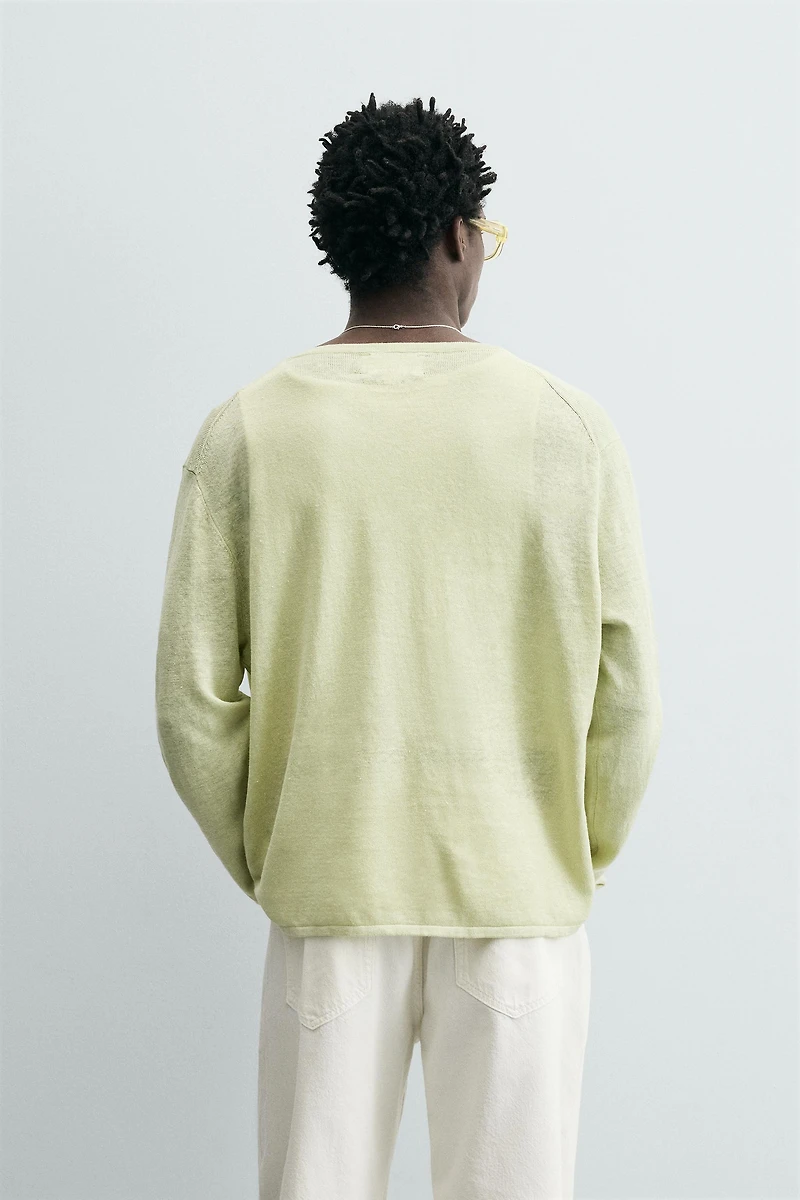 100% HEMP HENLEY JUMPER