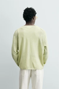 100% HEMP HENLEY JUMPER
