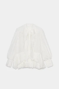 ZW COLLECTION RUFFLED SHIRT