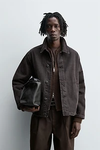 BOXY FIT DENIM OVERSHIRT