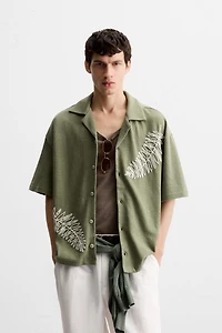 EMBROIDERED BEADED SHIRT