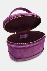 LEATHER VANITY BAG