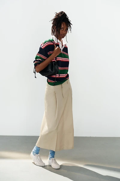 PLEATED MIDI SKIRT