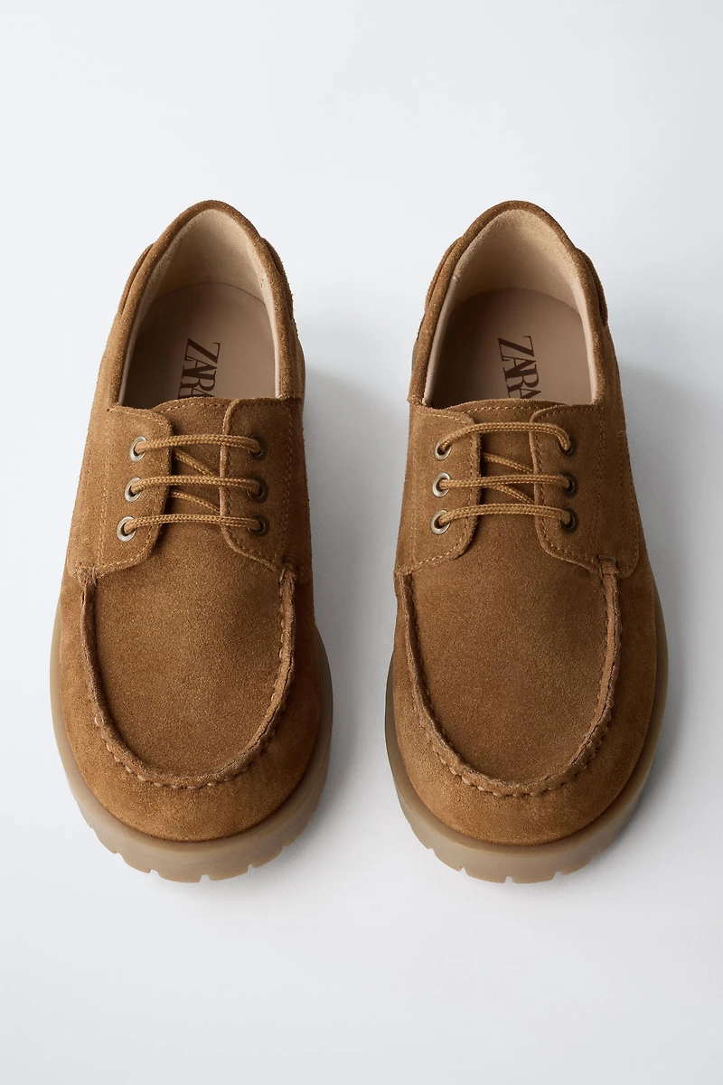 CHAUSSURES BATEAU EN CUIR