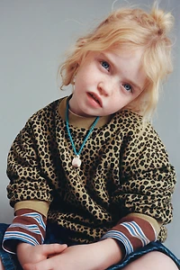 SWEAT HEAVY WEIGHT ANIMAL PRINT