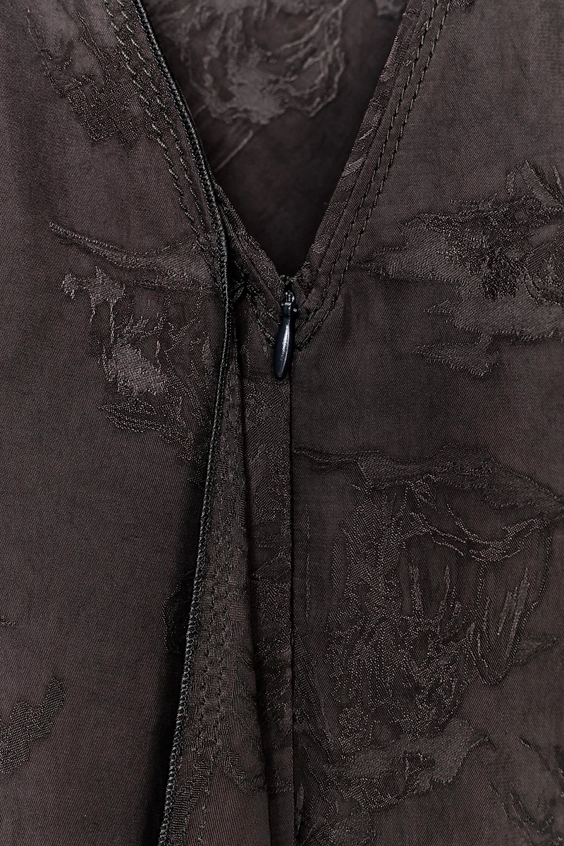 ZW COLLECTION JACQUARD BANDANA DRESS