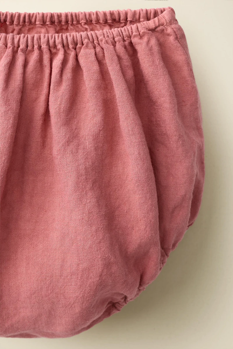 100% LINEN BLOOMERS CREATED BY CARAMEL LONDON X ZARA