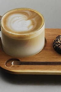 TASSE BOROSILICATE AVEC PLATEAU