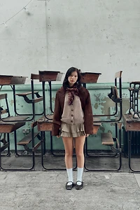 RUFFLED SKORT