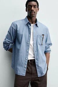 REGULAR FIT CHAMBRAY SHIRT