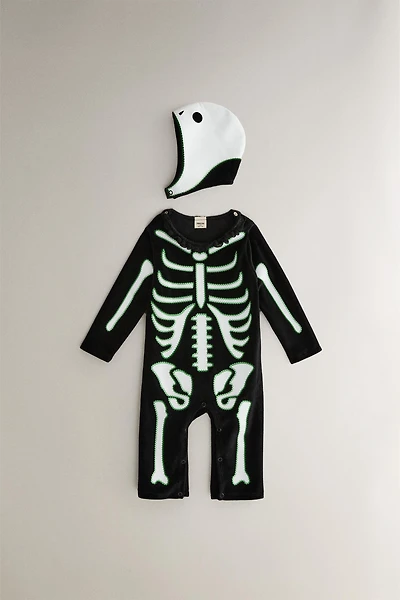 CHILDREN'S SKELETON HALLOWEEN COSTUME