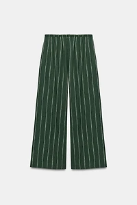 ZW COLLECTION STRIPED LINEN PANTS