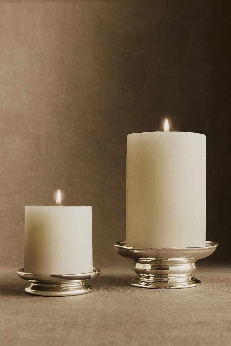 CHRISTMAS SHINY PORCELAIN TEALIGHT HOLDER