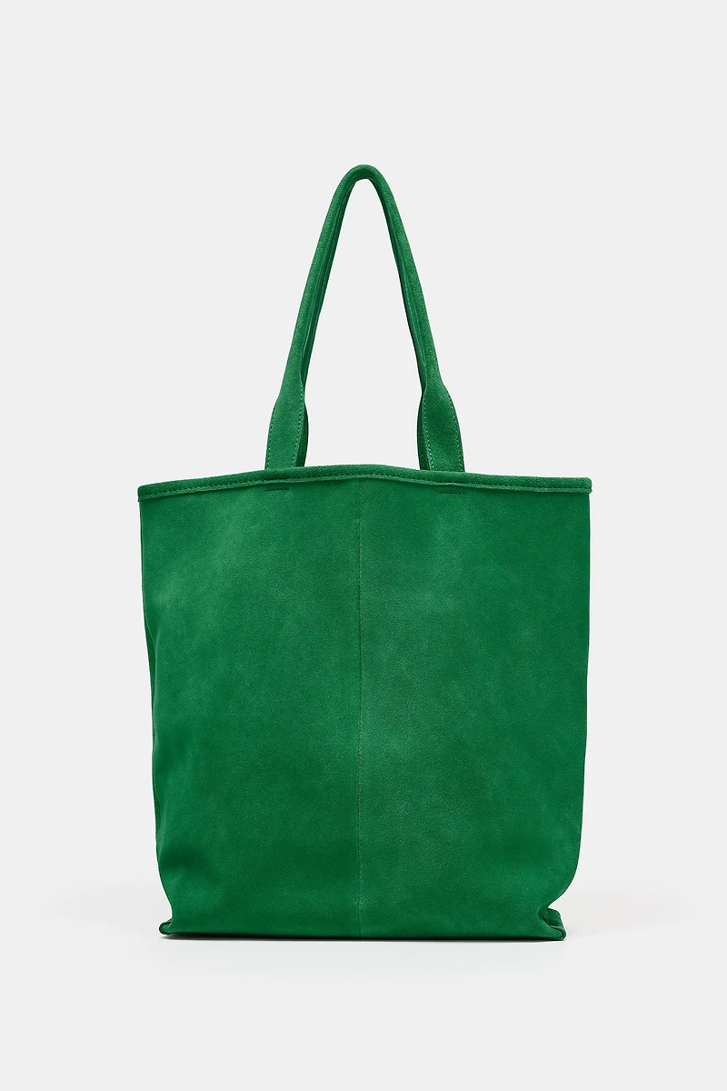 SUEDE SHOPPER BAG